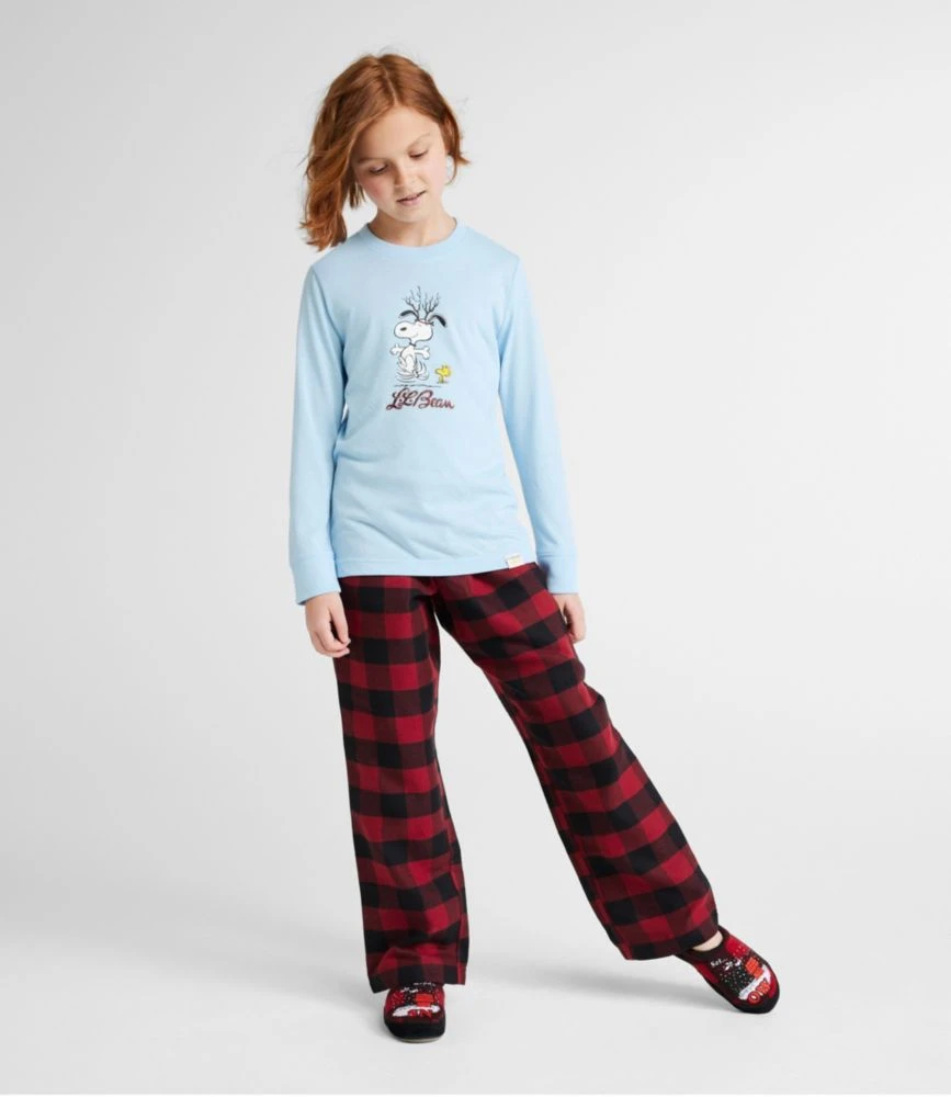 Kids' L.L.Bean X Peanuts Flannel Pajamas 4 Kids' L.L.Bean X Peanuts Flannel Pajamas - Image 2