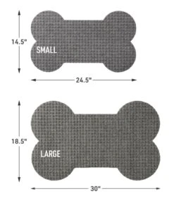 L.L.Bean Everyspace Waterhog Dog Placemat, Dog Bone -Outdoor Exploration 518861 0 47