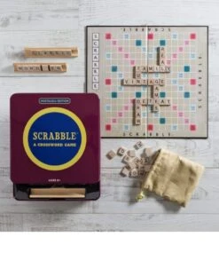 L.L.Bean Scrabble Game Tin -Outdoor Exploration 518931 0 44