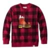 Kids' L.L.Bean X Peanuts Crew Sweatshirt -Outdoor Exploration 519140 53135 41