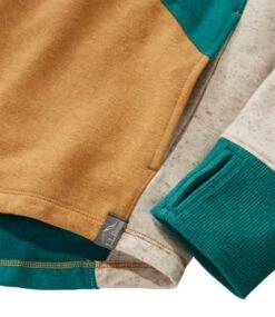 Women's L.L.Bean Cozy Mixed-Knit Pullover, Colorblock -Outdoor Exploration 519175 0 47