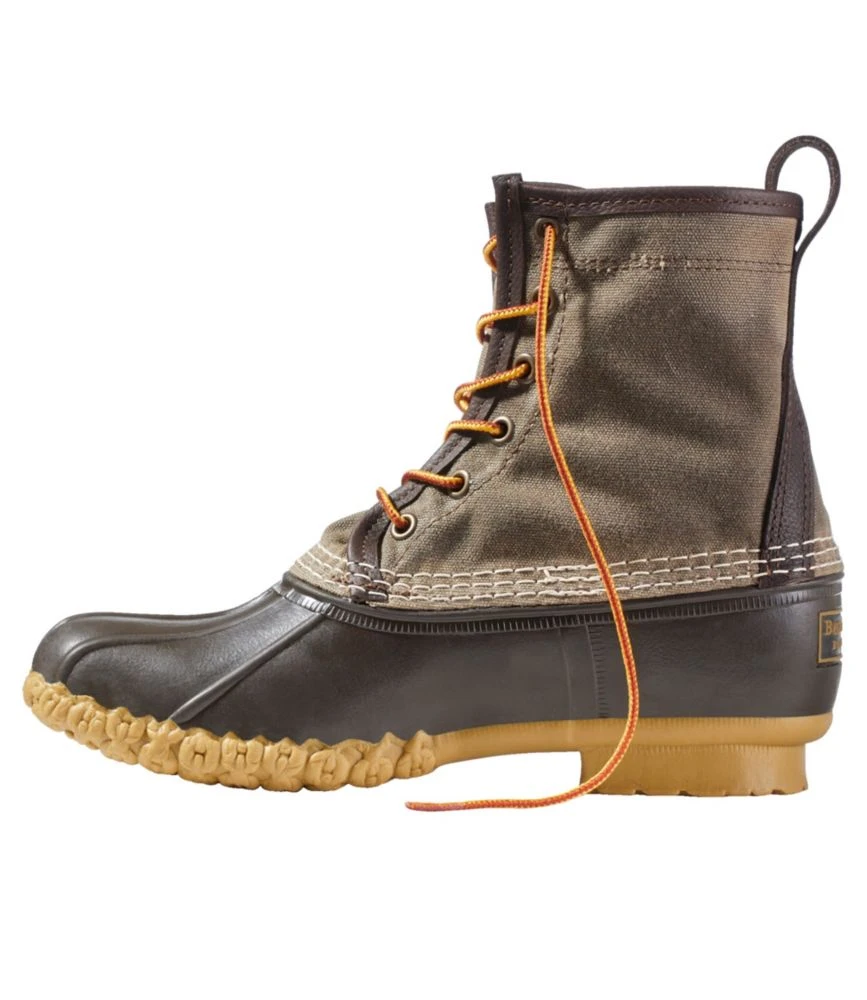 L.L.Bean Women's Bean Boots, 8" Waxed Canvas, Vacationland 4 L.L.Bean Women's Bean Boots, 8" Waxed Canvas, Vacationland - Image 2