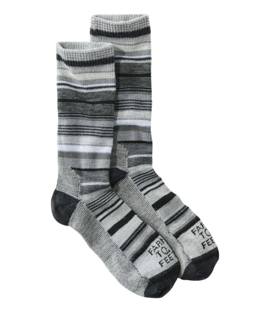 L.L.Bean Adults' Farm To Feet Ithaca Crew Socks 3 L.L.Bean Adults' Farm To Feet Ithaca Crew Socks