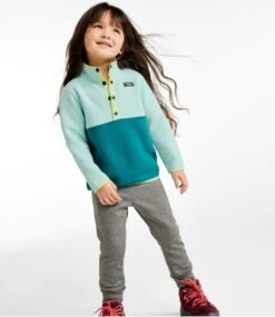 L.L.Bean Infants' And Toddler's Quilted Quarter-Snap Pullover, Colorblock -Outdoor Exploration 519373 0 44