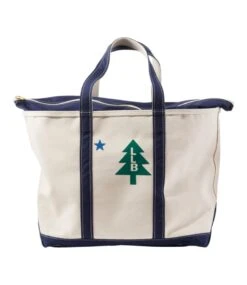 L.L.Bean Boat And Tote, Zip-Top, Vacationland, Large
