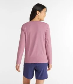 L.L.Bean Women's SunSmart® UPF 50+ Sun Shirt, Graphic -Outdoor Exploration 519426 0 44 1