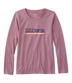 L.L.Bean Women's SunSmart® UPF 50+ Sun Shirt, Graphic -Outdoor Exploration 519426 0 45