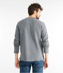 L.L.Bean Men's Tumbled Sherpa, Crew -Outdoor Exploration 519506 0 45