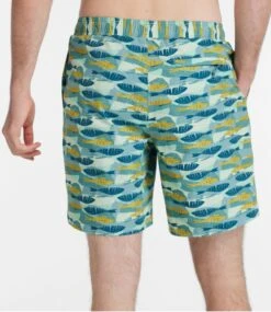 L.L.Bean Men's Vacationland Stretch Swim Trunks, Print 9 L.L.Bean Men's Vacationland Stretch Swim Trunks, Print -Outdoor Exploration 519547 0 45