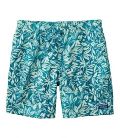 L.L.Bean Men's Vacationland Stretch Swim Trunks, Print