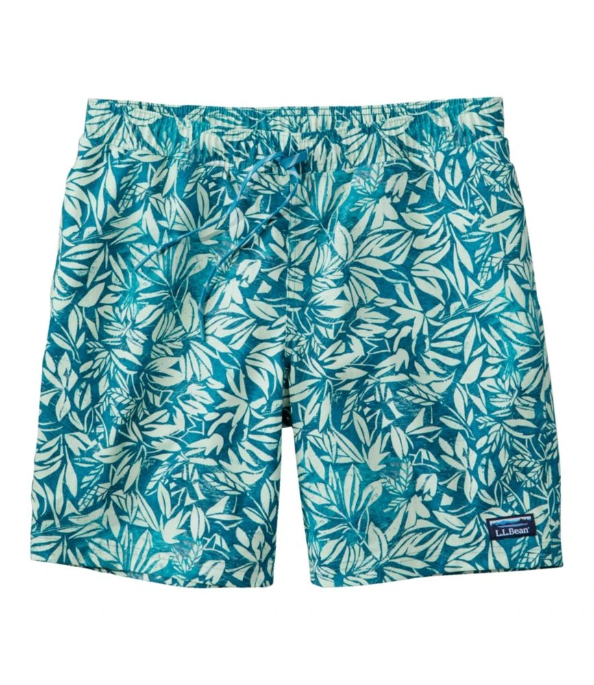 L.L.Bean Men's Vacationland Stretch Swim Trunks, Print 3 L.L.Bean Men's Vacationland Stretch Swim Trunks, Print