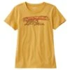 L.L.Bean Women's Washed Cotton Tee, Short-Sleeve Crewneck Graphic -Outdoor Exploration 519571 53278 41