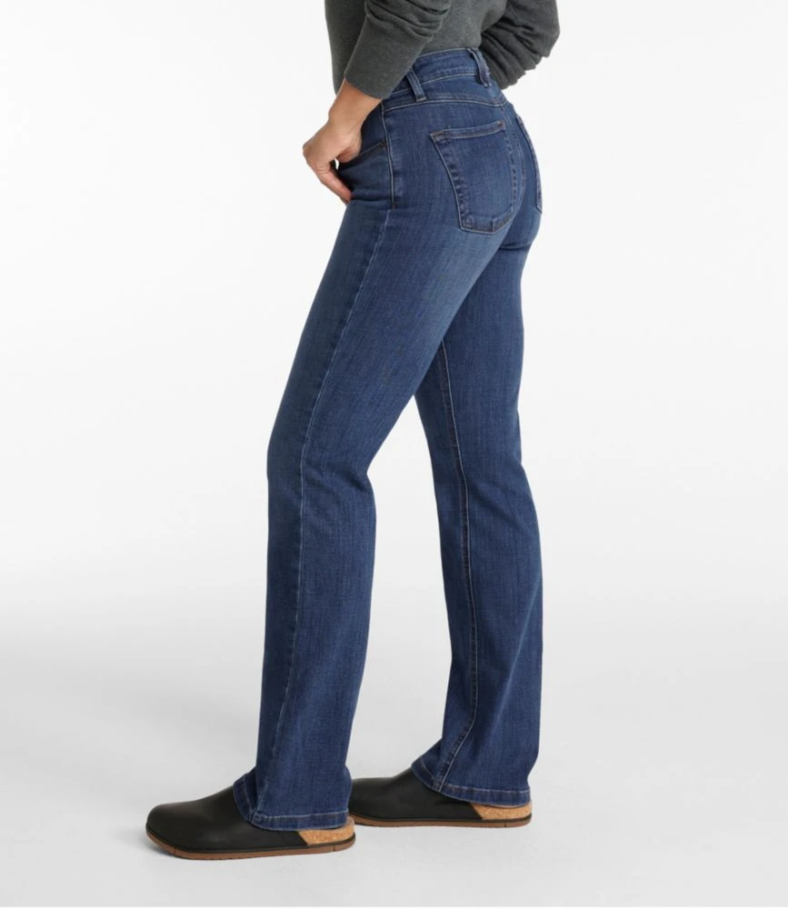 L.L.Bean Women's BeanFlex Jeans, Favorite Fit Boot-Cut 4 L.L.Bean Women's BeanFlex Jeans, Favorite Fit Boot-Cut - Image 2