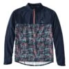 L.L.Bean Men's Comfort Cycling Jersey, Long-Sleeve Print -Outdoor Exploration 519856 53420 41 1