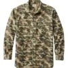 L.L.Bean Men's Chamois Shirt, Traditional Fit, Print -Outdoor Exploration 519995 53459 41