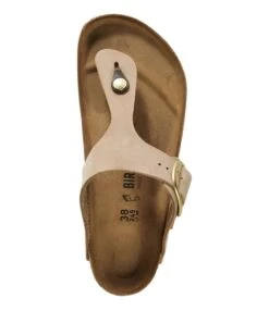 L.L.Bean Women's Birkenstock Big Buckle Gizeh Sandals, Nubuck -Outdoor Exploration 520322 0 45