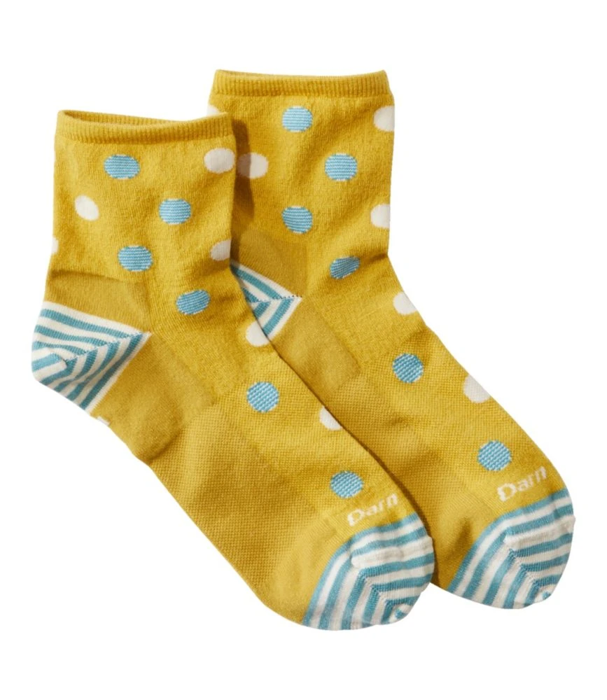 L.L.Bean Women's Darn Tough Shorty Dottie Lightweight Quarter-Crew Sock 3 L.L.Bean Women's Darn Tough Shorty Dottie Lightweight Quarter-Crew Sock