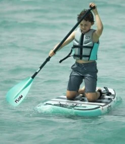 L.L.Bean Kids' BOTE Flow Inflatable SUP Package, 8' -Outdoor Exploration 520702 0 45