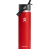 L.L.Bean Hydro Flask Wide Mouth Water Bottle With Flex Straw Cap, 24 Oz. -Outdoor Exploration 521204 54756 41